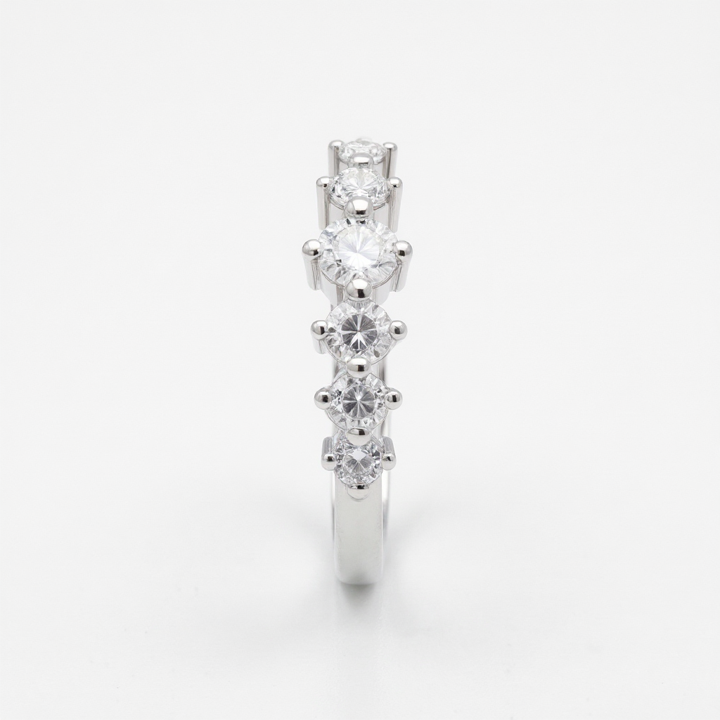 Coroncina Moissanite Eternity Ring