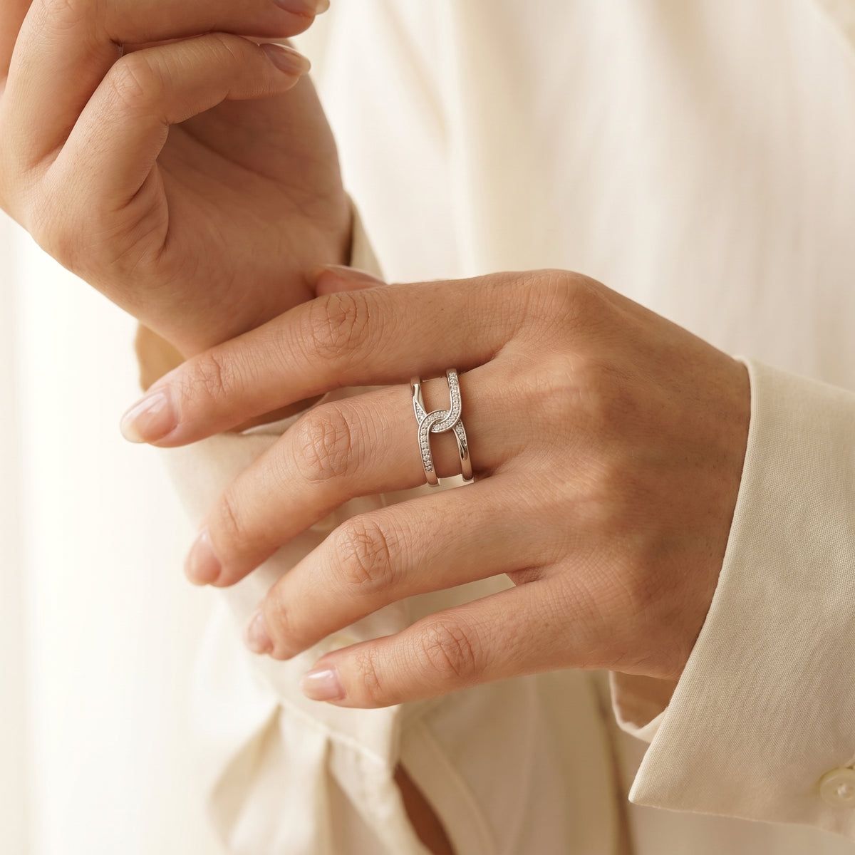 Legati Moissanite Band Ring