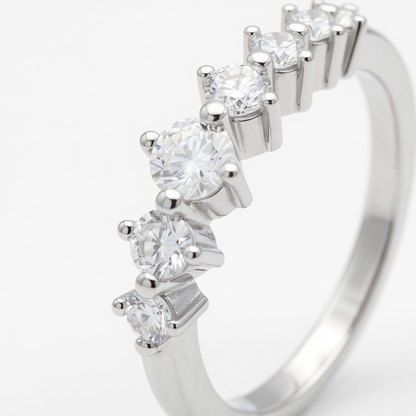 Coroncina Moissanite Eternity Ring