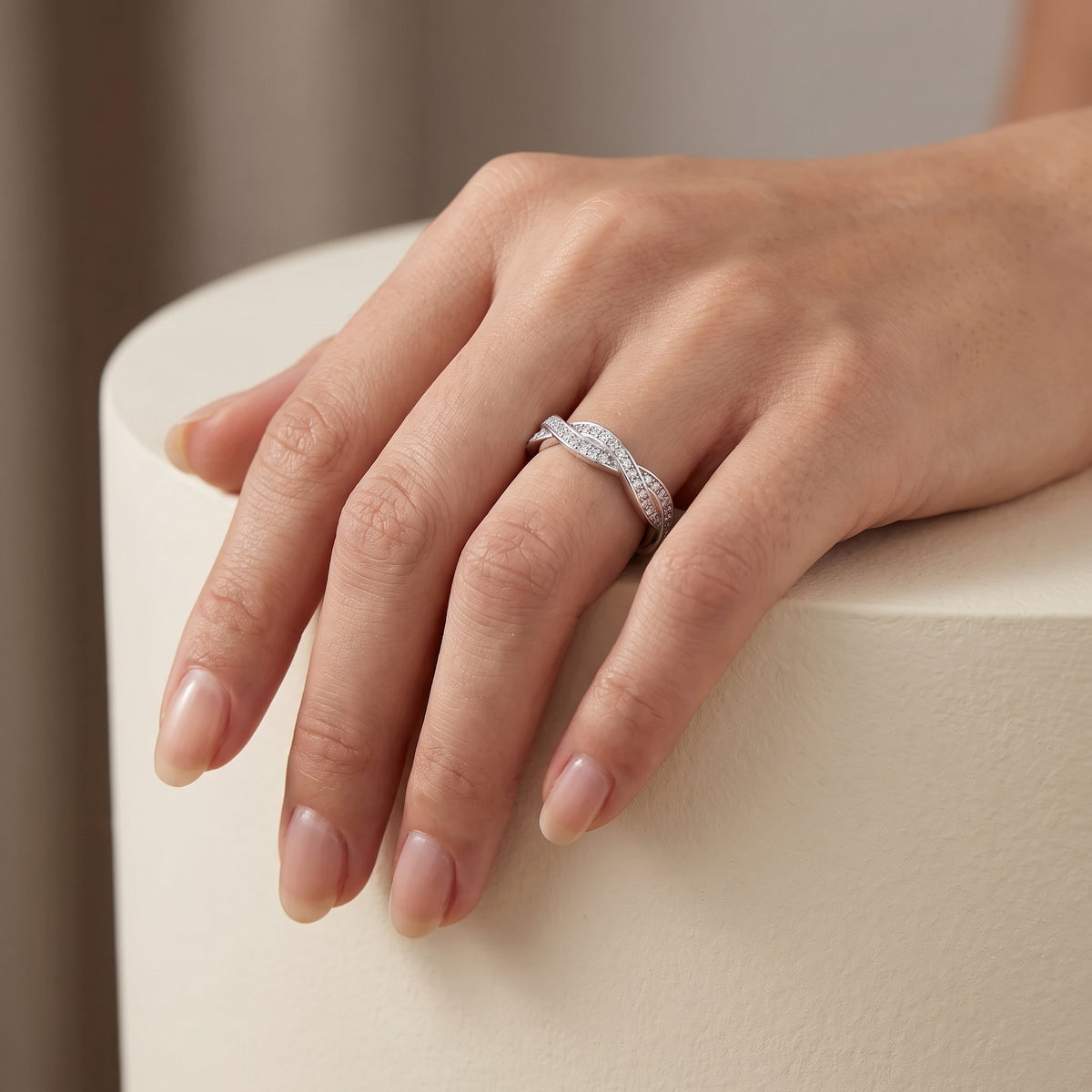 Dreamy Moissanite Band Ring