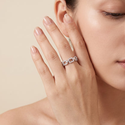 Chainlove Moissanite Eternity Ring