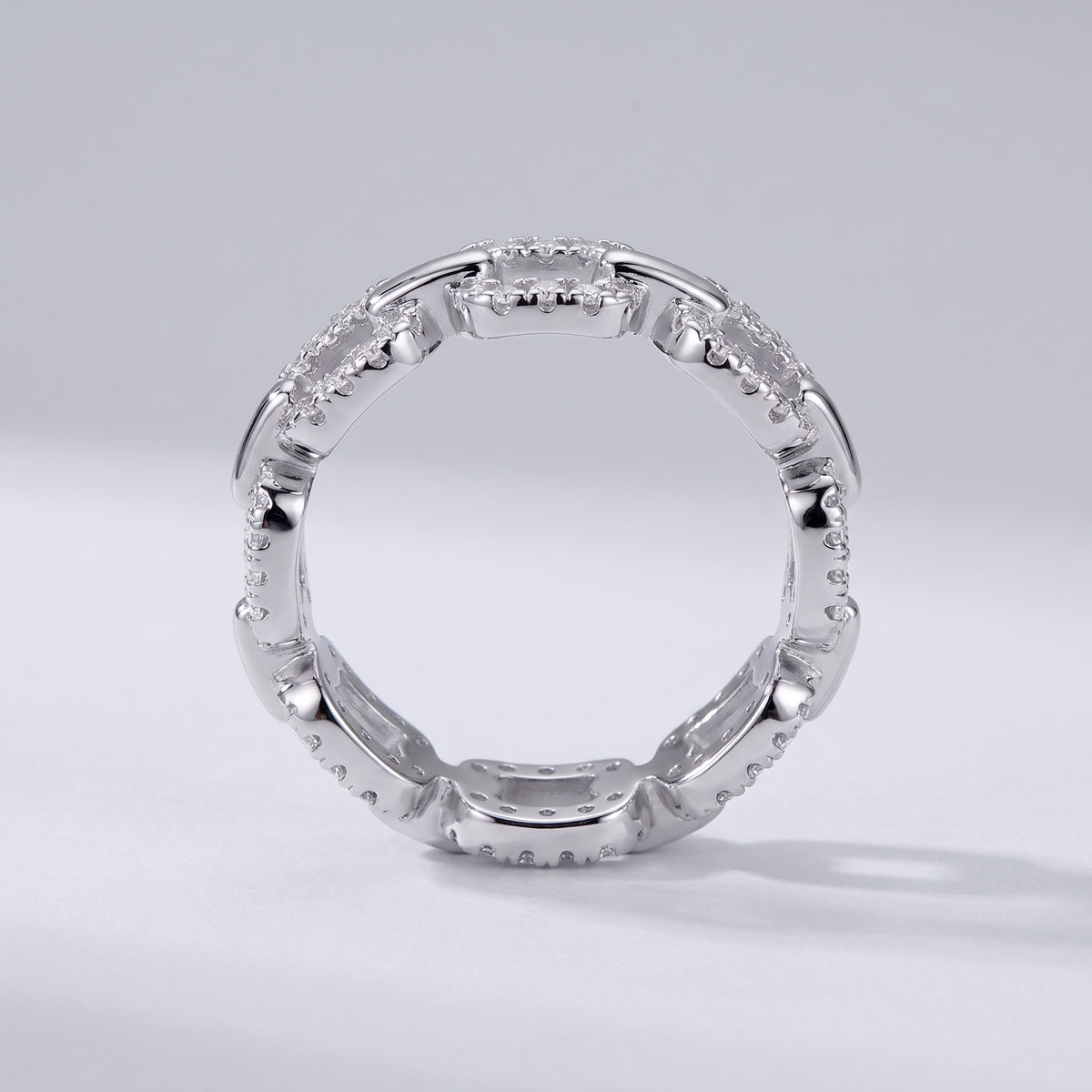 Chainlove Moissanite Eternity Ring