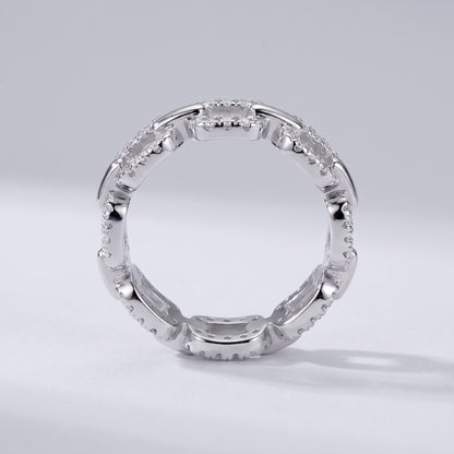 Chainlove Moissanite Eternity Ring