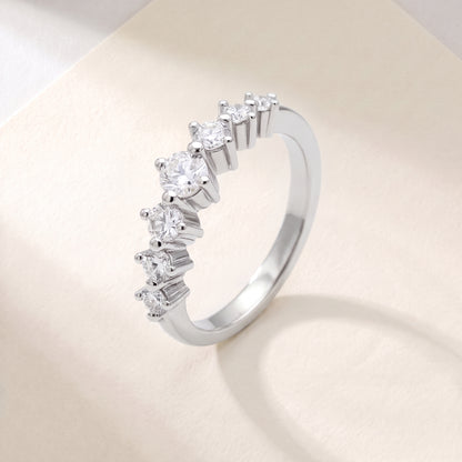 Coroncina Moissanite Eternity Ring