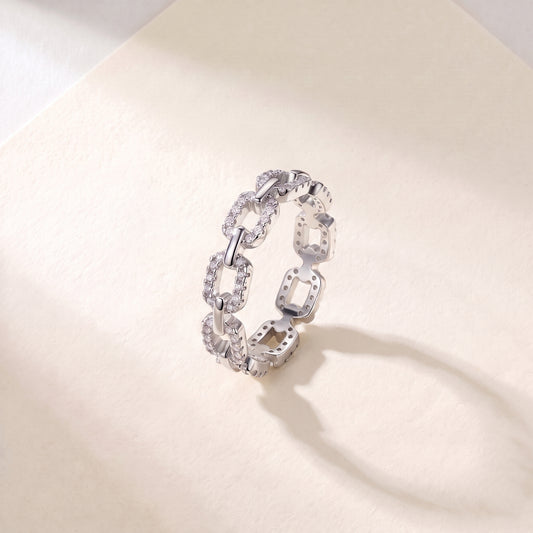 Chainlove Moissanite Eternity Ring